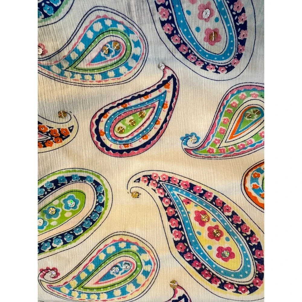 Window Valance 20x 90, multi color boho‎ paisley